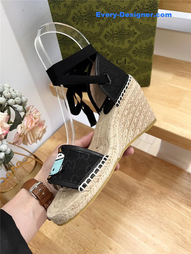Gvc*1 espadrille wedge platform shoes