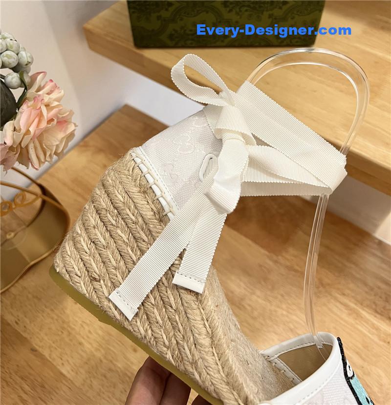 Gvc*1 espadrille wedge platform shoes