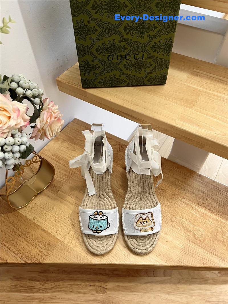 Gvc*1 espadrille wedge platform shoes
