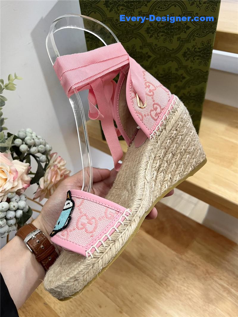 Gvc*1 espadrille wedge platform shoes