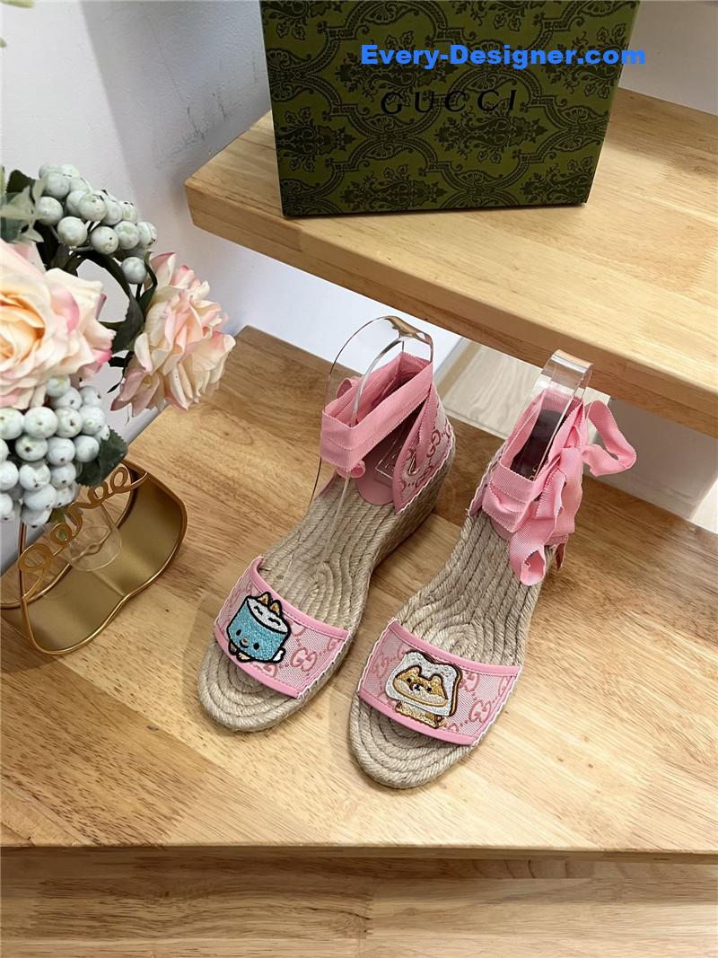 Gvc*1 espadrille wedge platform shoes