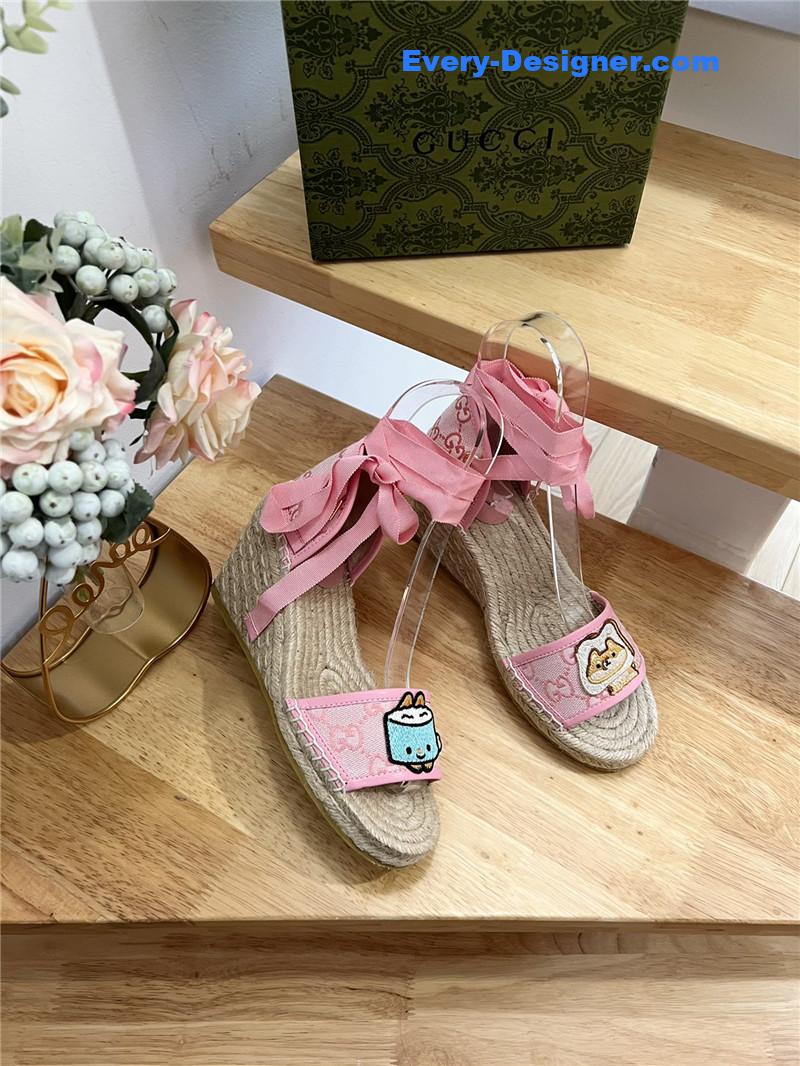 Gvc*1 espadrille wedge platform shoes