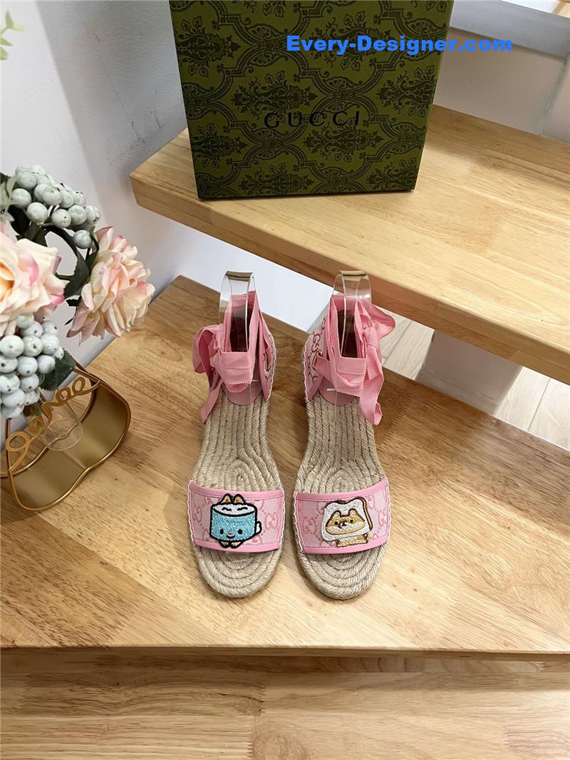 Gvc*1 espadrille wedge platform shoes