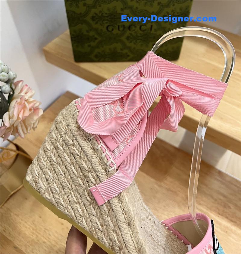 Gvc*1 espadrille wedge platform shoes
