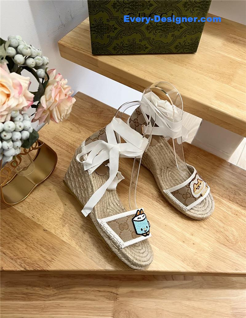 Gvc*1 espadrille wedge platform shoes