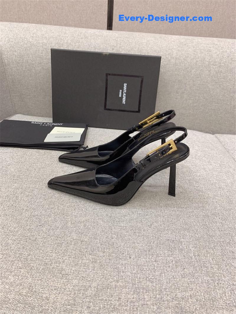 Versace Pointed Toe Heels Sandals