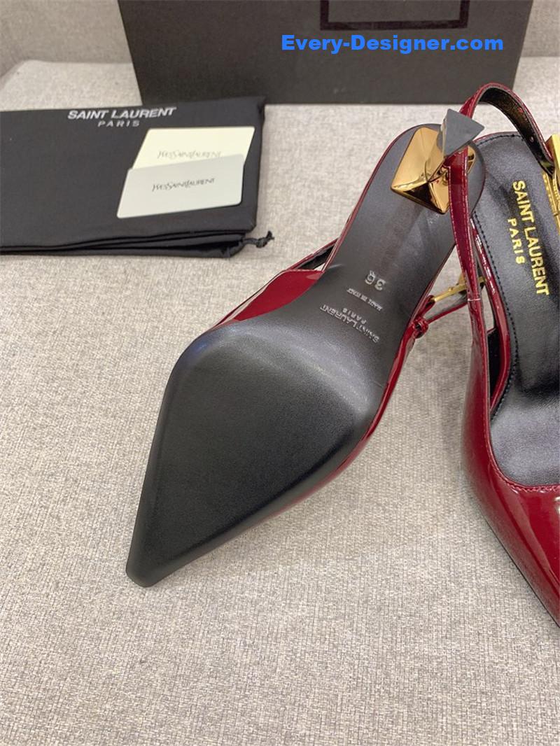 Versace Pointed Toe Heels Sandals