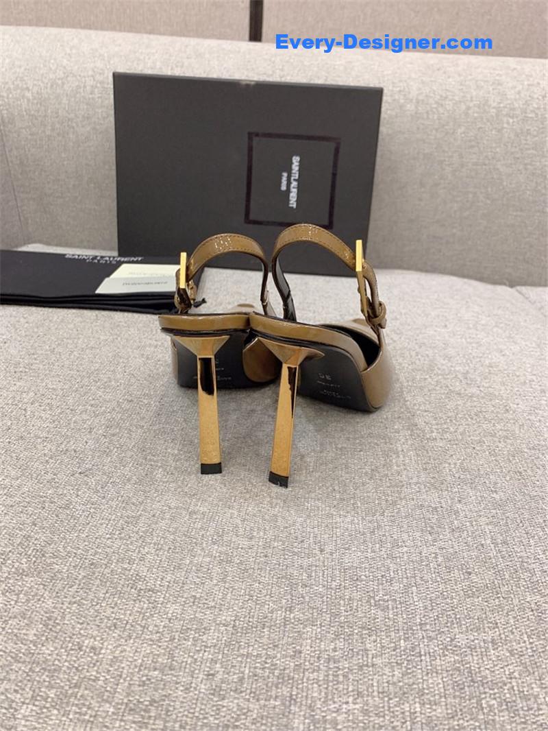 Versace Pointed Toe Heels Sandals