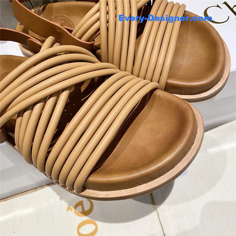 Chloe Cross Strap Roman Sandals