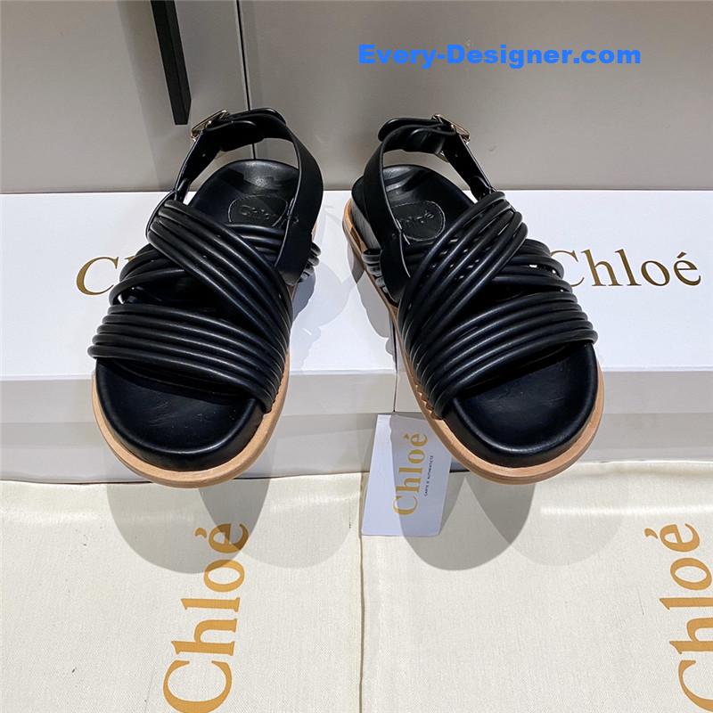 Chloe Cross Strap Roman Sandals