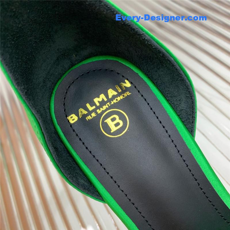 Balmain runway silk heeled sandals