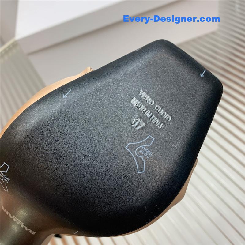 Balmain runway silk heeled sandals