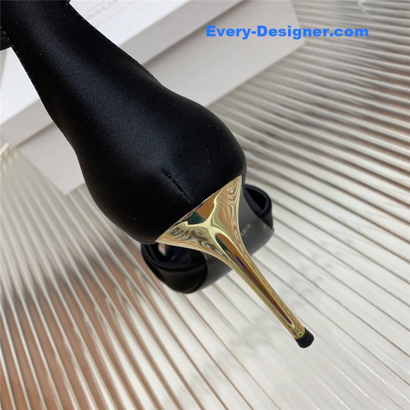 Balmain runway silk heeled sandals