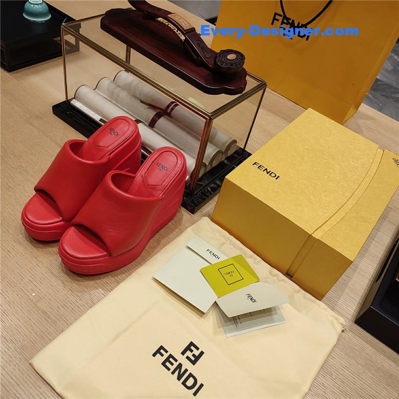 F**di wedge platform sandals