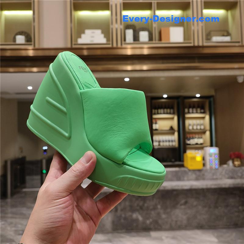 F**di wedge platform sandals