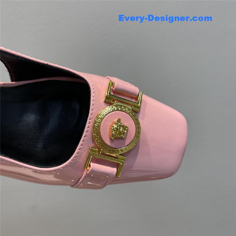 Versace Block Heel Sandals