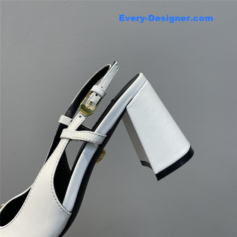Versace Block Heel Sandals