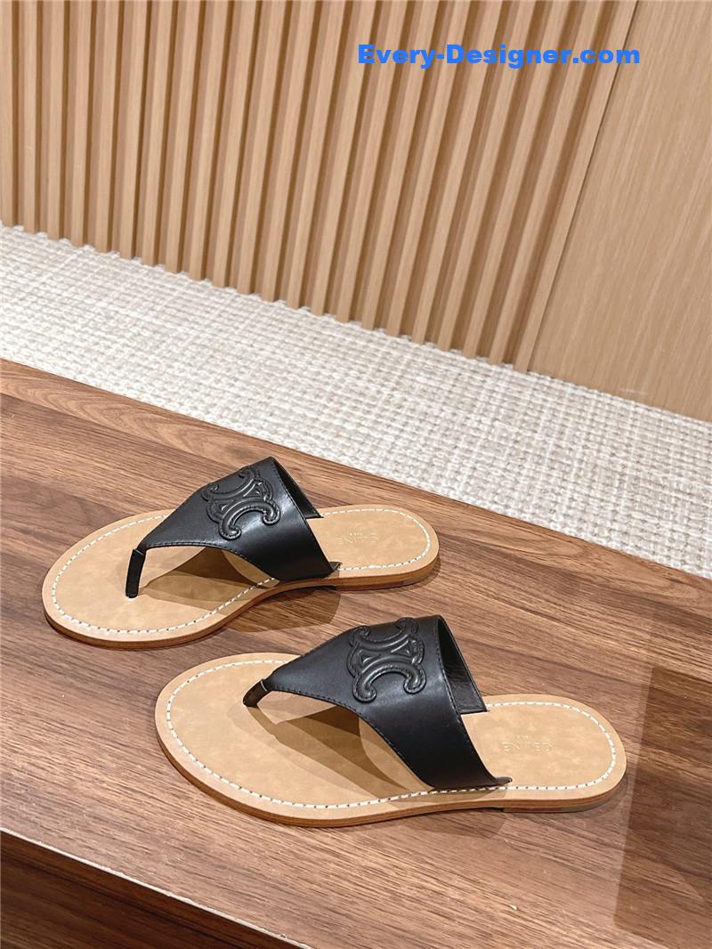 celine flip flops womens