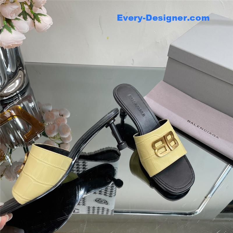 Ba1en*iaga double b buckle stiletto sandals