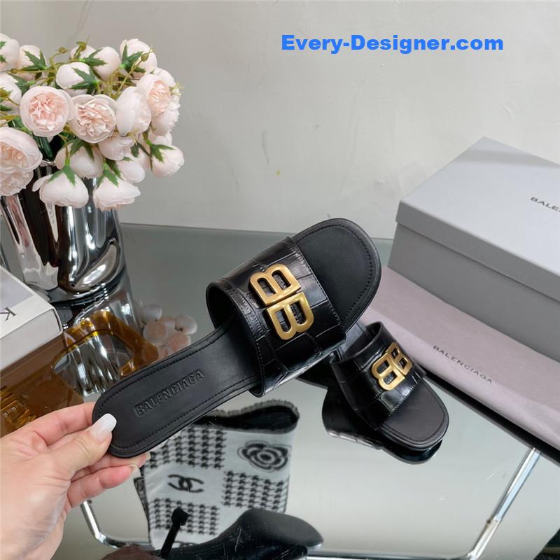 Ba1en*iaga double b buckle stiletto sandals