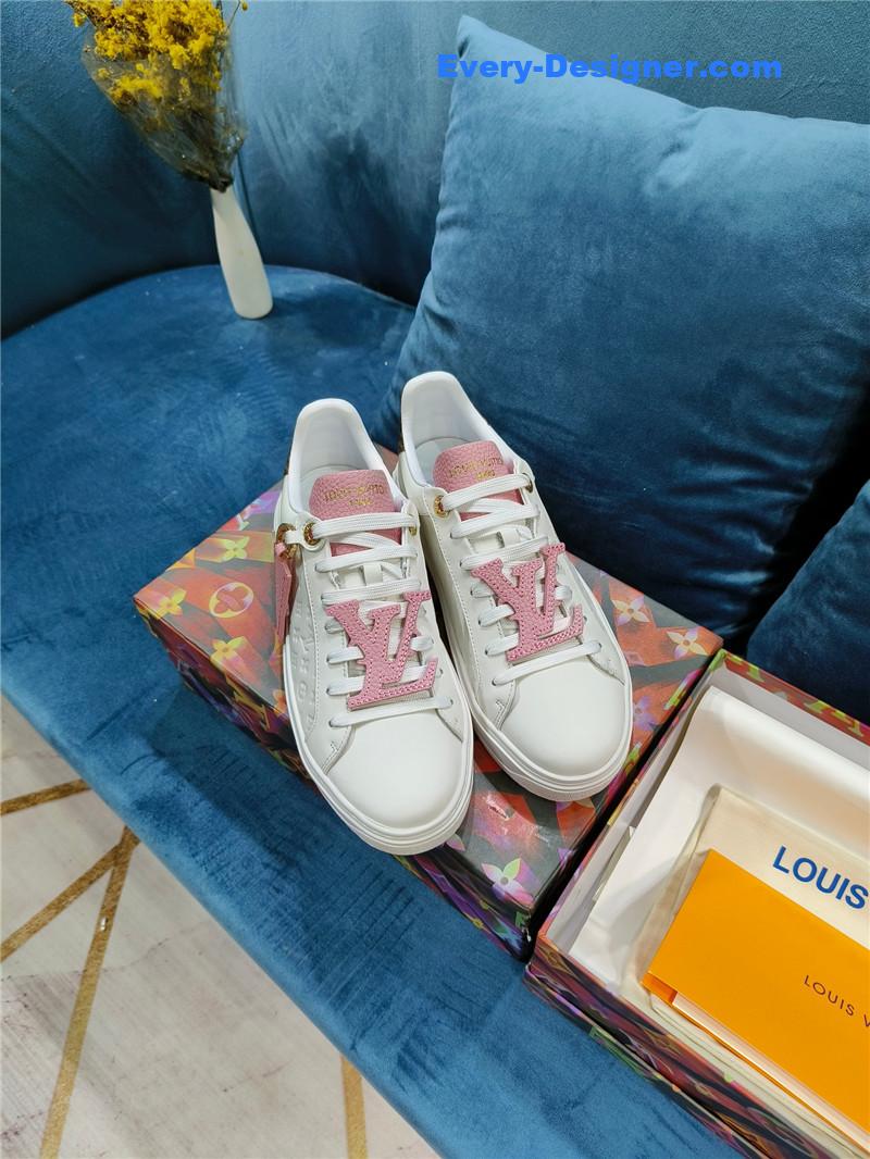 louis vuitton LV heart embellished sneakers