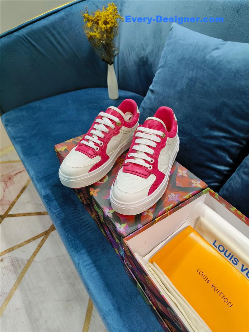 louis vuitton LV heart embellished sneakers