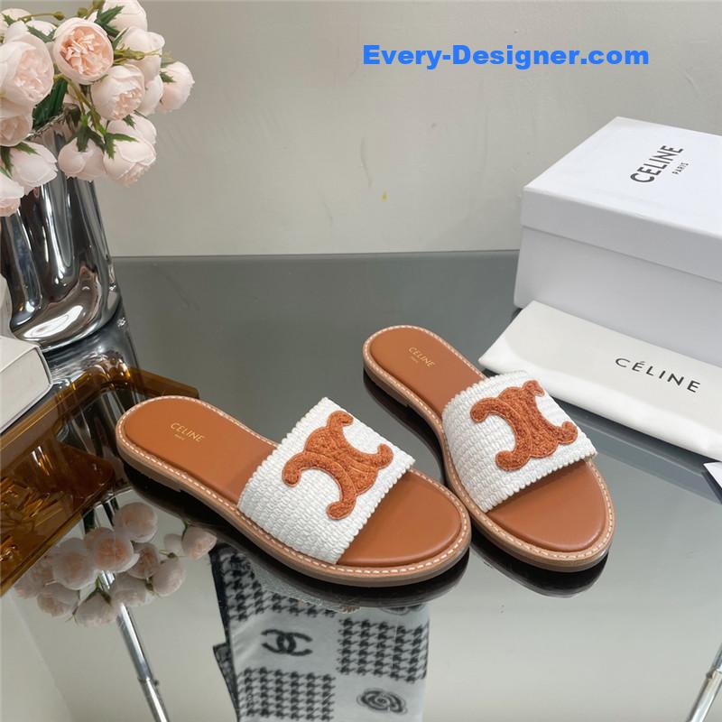celine new Arc de Triomphe retro Roman slippers