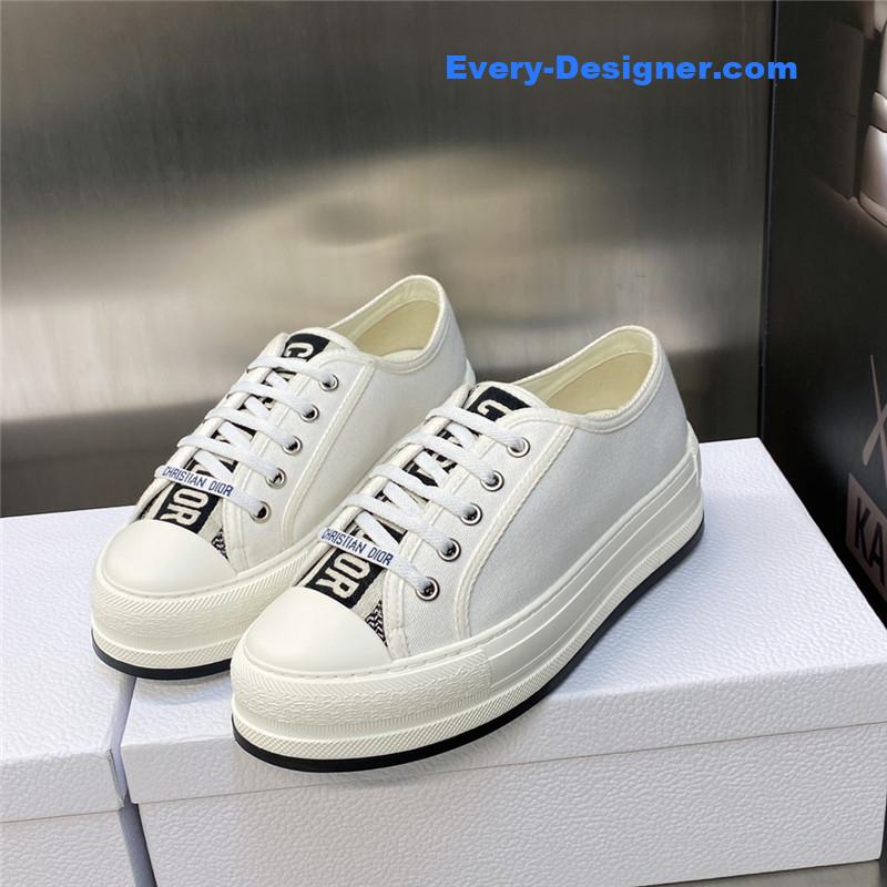 dior couple style thick bottom strap low top casual shoes