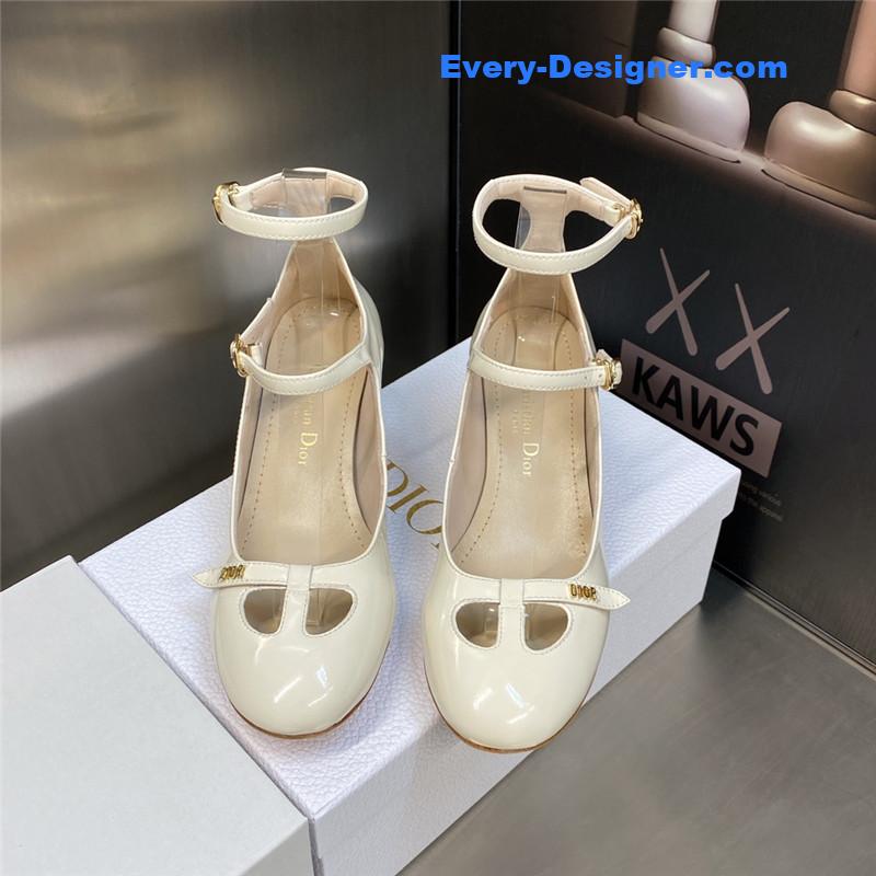 D10r retro roman style low heel doll women’s shoes