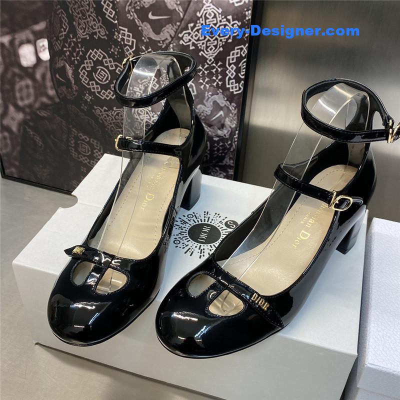 D10r retro roman style low heel doll women’s shoes