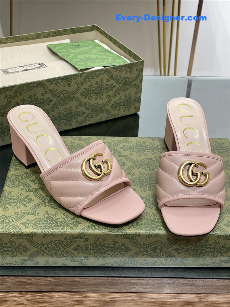 Gucci GG buckle sandals slippers