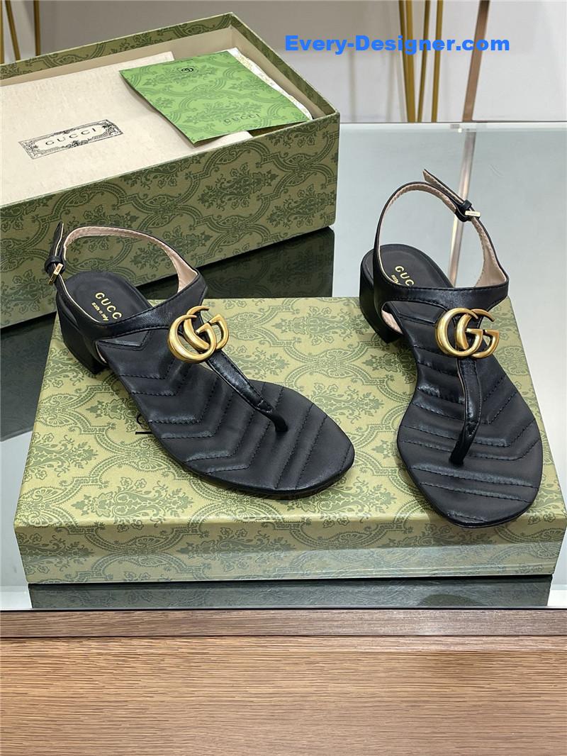 Gvc*1 classic gg buckle sandals