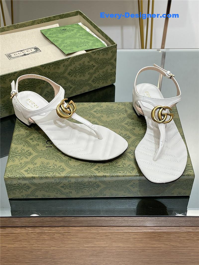 Gucci classic GG buckle sandals