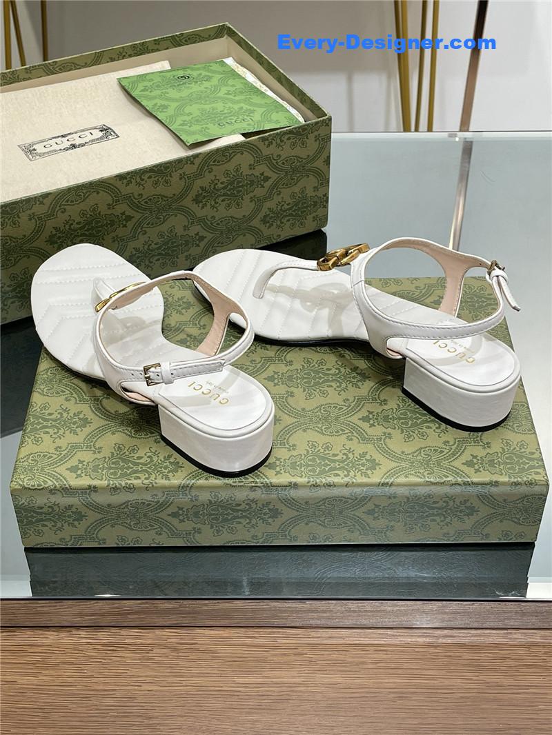 Gvc*1 classic gg buckle sandals