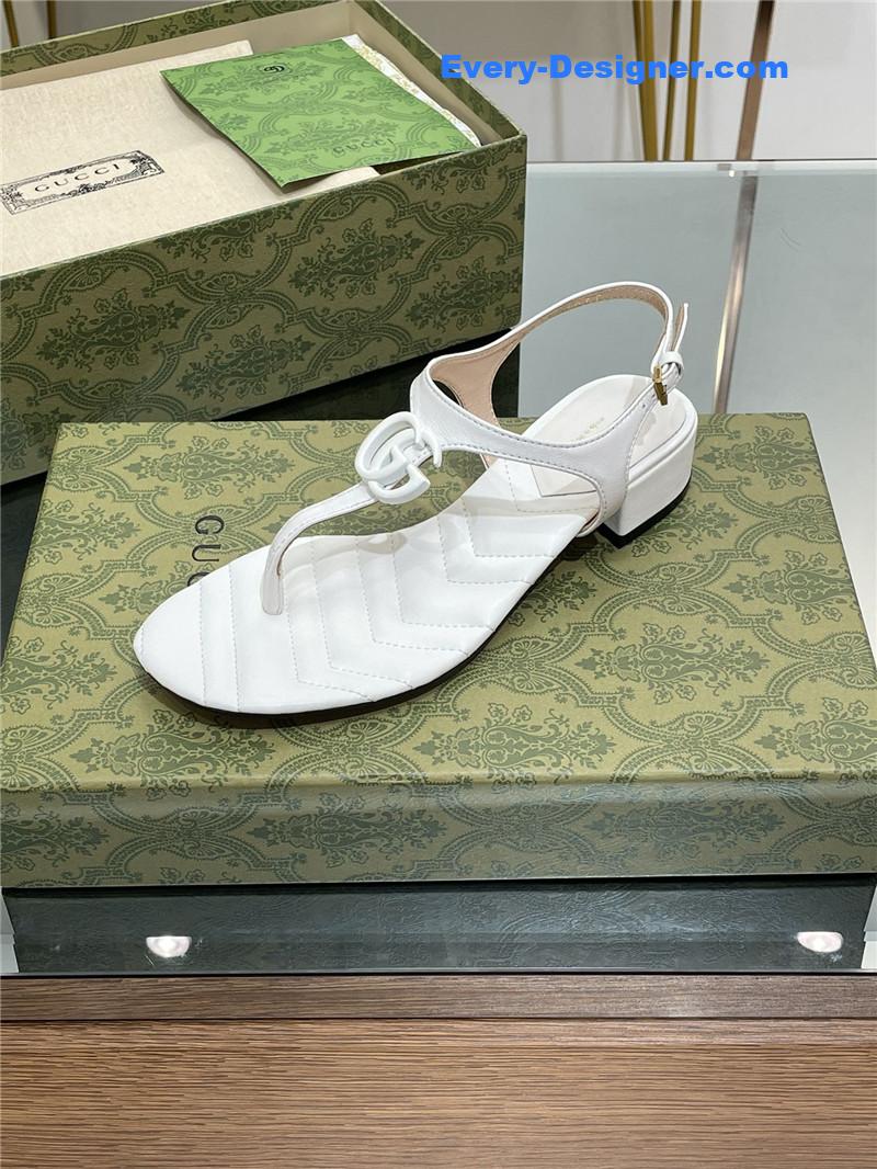 Gvc*1 classic gg buckle sandals