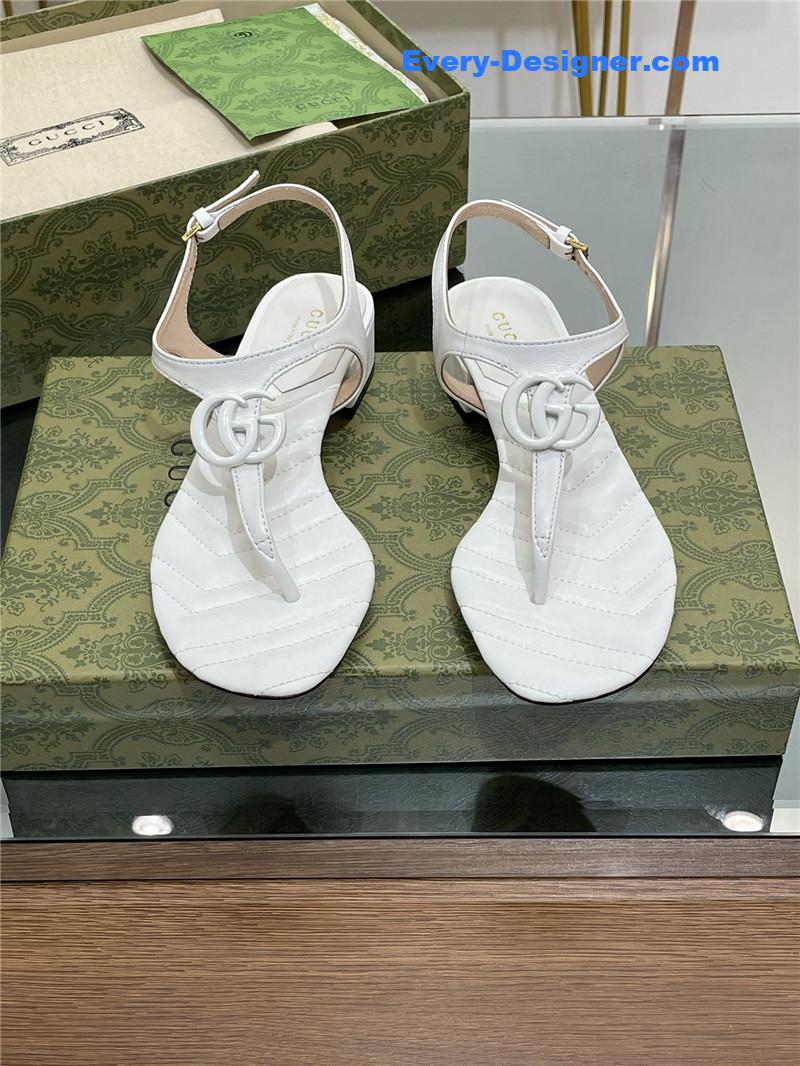 Gvc*1 classic gg buckle sandals