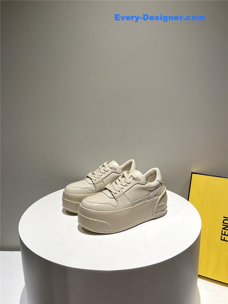 fendi platform shoes in super soft patent leather