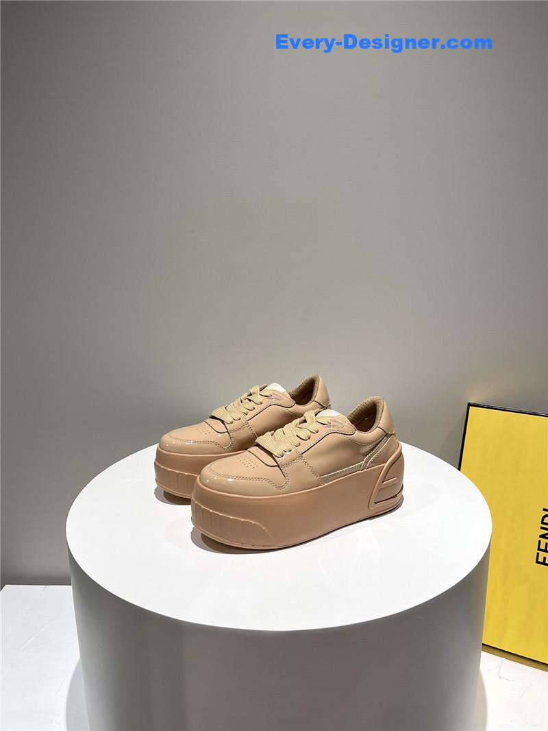 fendi platform shoes in super soft patent leather