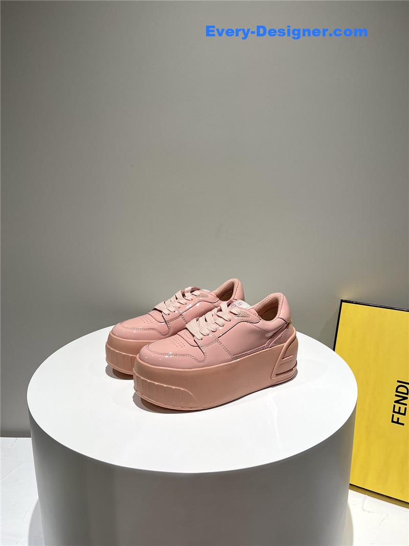 fendi platform shoes in super soft patent leather