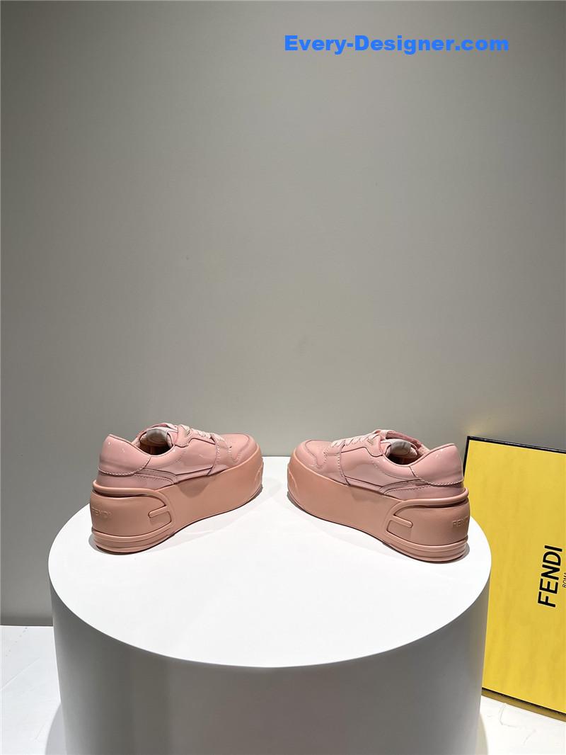 f**di platform shoes in S*per soft patent leather