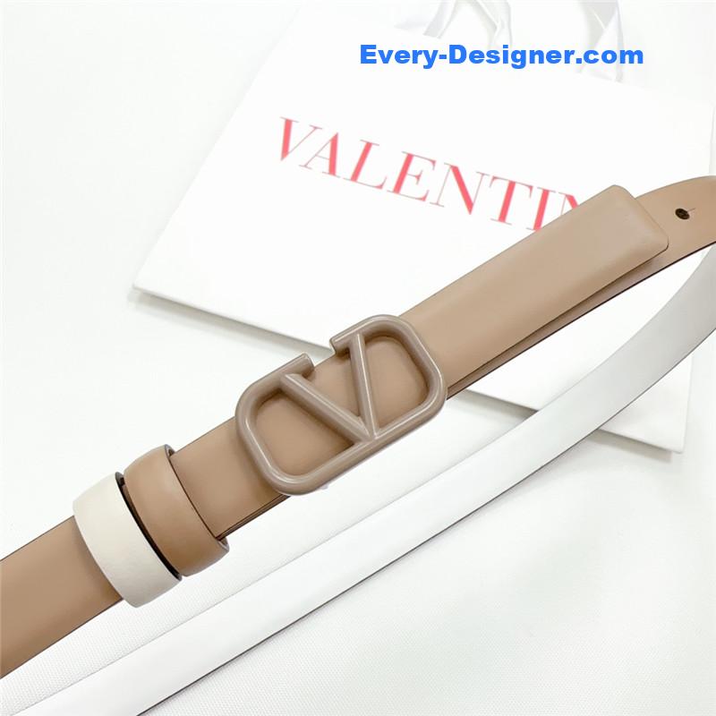 Va1e*ntin0 new double-sided top layer cowhide belt