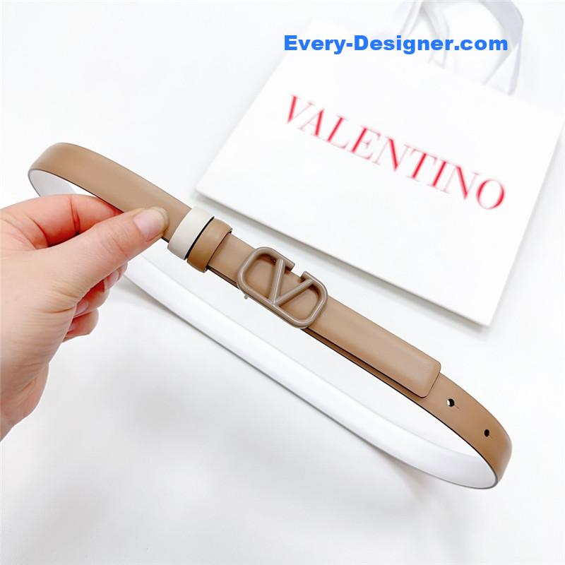 Va1e*ntin0 new double-sided top layer cowhide belt