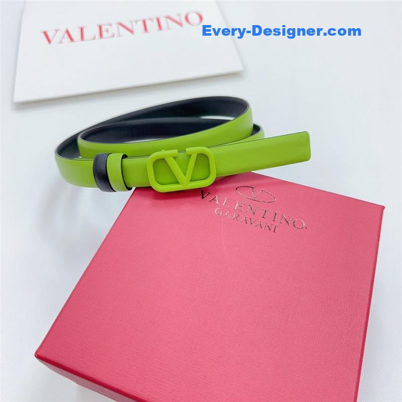 Va1e*ntin0 new double-sided top layer cowhide belt