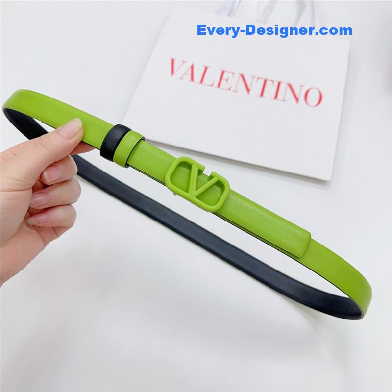 Va1e*ntin0 new double-sided top layer cowhide belt