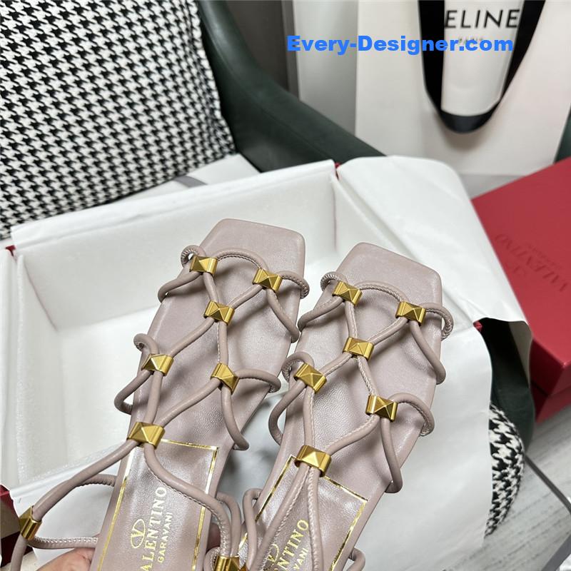 valentino roman flat sandals