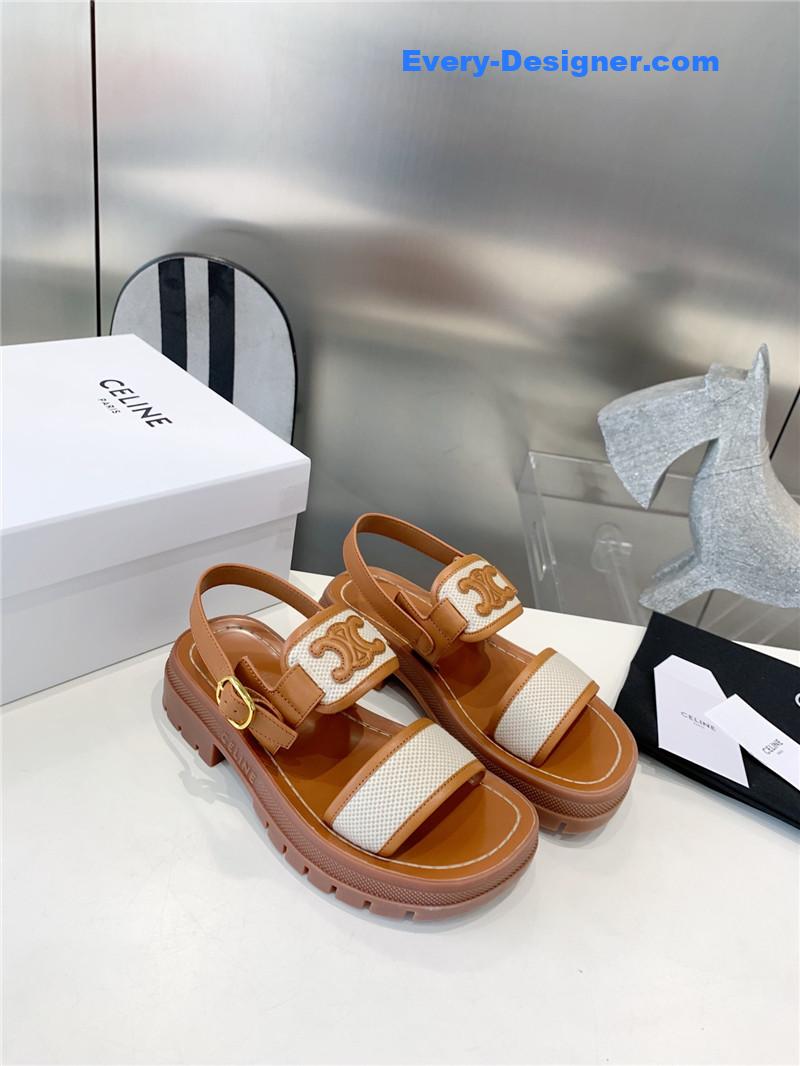 celine latest explosion beach sandals