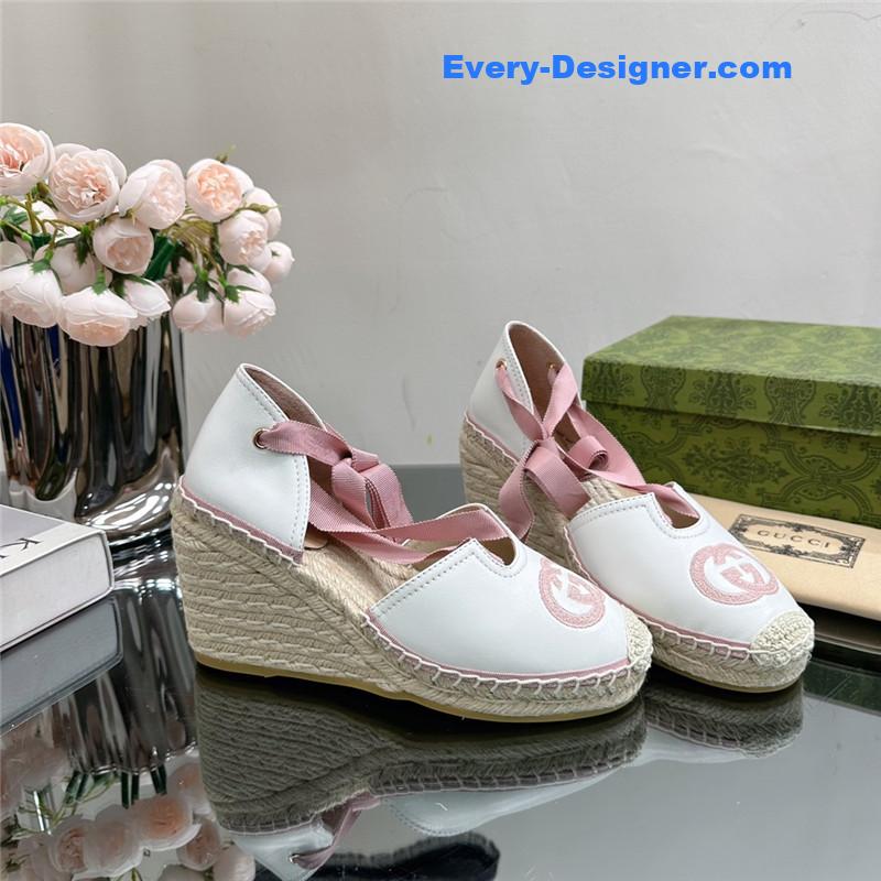 Gucci wedge fisherman shoes