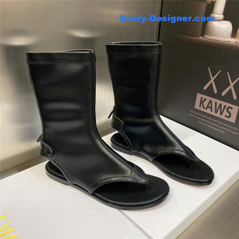 D10r new spirit clip toe casual flat elastic female sandals