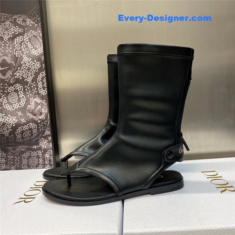 D10r new spirit clip toe casual flat elastic female sandals