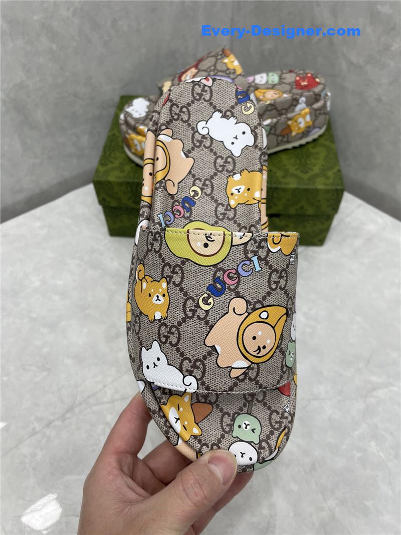Gvc*1 new animal graffiti platform slippers